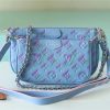 LV Multi Pochette Accessoires Monogram Empreinte Blue For Women, Women’s Handbags 9.4in/24cm LV