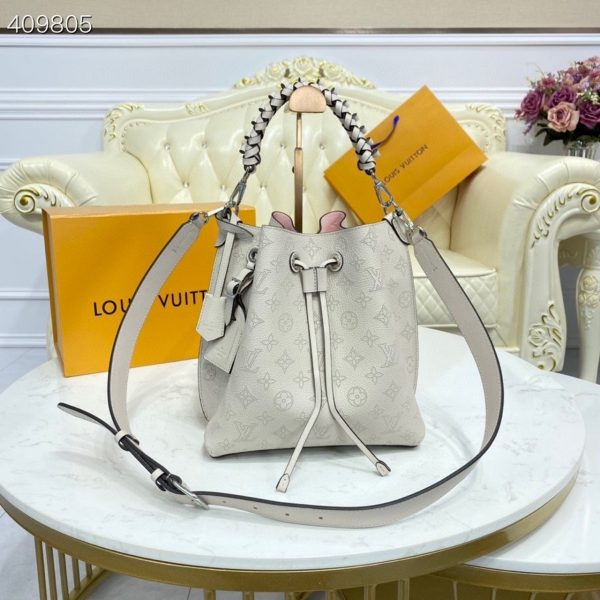 LV Muria Bucket Bag Snow White For Women, Shoulder And Crossbody Bags 9.8in/25cm LV M58483