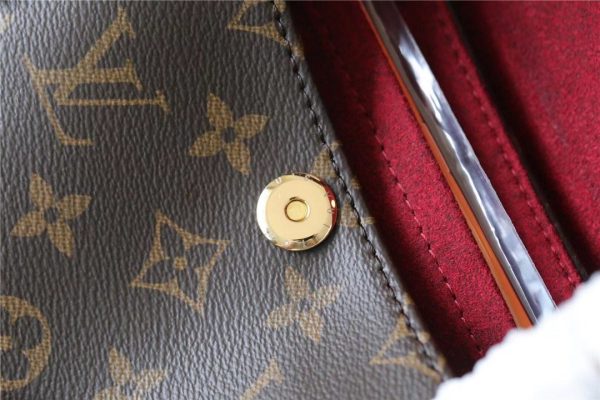 LV Monogram Sonatine Handbag Monogram Canvas For Women Brown 11.4in/29cm LV M51902