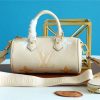 LV Papillon BB Monogram Empreinte Beige For Women, Women’s Bags, Shoulder And Crossbody Bags 7.9in/20cm LV