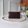 LV Pallas Clutch Monogram Canvas Burgundy For Women, WoHandbag, Shoulder And Crossbody Bags 8.3in/21cm LV M41639