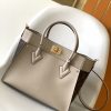 LV On My Side MM Tote Bag Monogram Canvas Greige For Women, Shoulder Bags 12in/31cm LV M58485