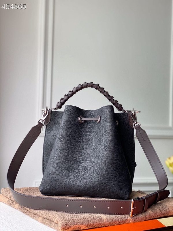 LV Muria Bucket Bag Black For Women, Shoulder And Crossbody Bags 9.8in/25cm LV M55800