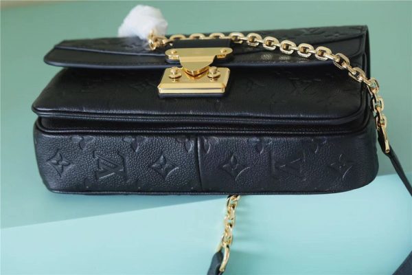 LV Marceau Monogram Empreinte Black For Women, Shoulder And Crossbody Bags 9.6in/29.5cm LV M46200