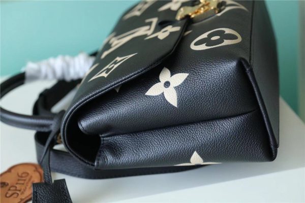 LV Madeleine MM Monogram Empreinte Black / Beige For Women, Shoulder and Crossbody Bags 11.8in/30cm LV