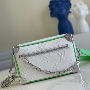 LV Mini Soft Trunk White For Women, WoBags, Shoulder And Crossbody Bags 7.1in/18cm LV