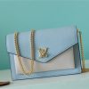 LV Mylockme Chain Pochette Bleu Nuage Blue For Women, Shoulder and Crossbody Bags 7.5in/19cm LV M81436