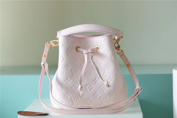 LV NeoNoe BB Monogram Empreinte Pink For Women, Shoulder And Crossbody Bags 7.9in/20cm LV M46174