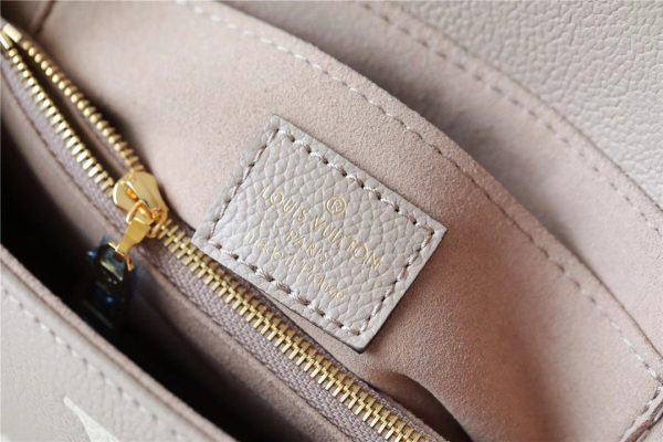 LV Madeleine BB Monogram Empreinte Dove Gray/ Creme Beige For Women, Shoulder and Crossbody Bags 9.4in/24cm LV