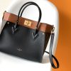 LV On My Side MM Tote Bag Monogram Canvas Black For Women, Shoulder Bags 12in/31cm LV M53823