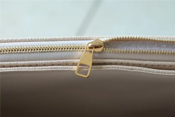 LV Marceau Monogram Empreinte Cream Beige For Women, Shoulder And Crossbody Bags 9.6in/29.5cm LV M46201