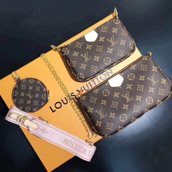 LV Multi Pochette Accessoires Monogram Canvas For Women, Shoulder And Crossbody Bags 24cm LV M44840