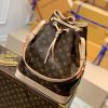 LV Noé Bucket Bag Monogram Canvas For Women, Shoulder Bags 13.4in/36cm LV M42224