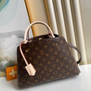 LV Montaigne MM Monogram Canvas For Women, Shoulder And Crossbody Bags 13in/33cm LV M41056