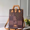 LV Nigo Mini Tote Bag Damier Ebene And Monogram Canvas For Women, WoBags, Shoulder And Crossbody Bags 13.8in/35cm LV N40355