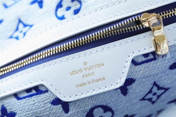 LV Neverfull MM Monogram Blue For Women, Shoulder And Crossbody Bags 12.2in/31cmLV M46220