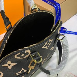 LV Neo Alma PM Monogram Empreinte Black/Beige For Women, Shoulder And Crossbody Bags 13.8in/35cm LV