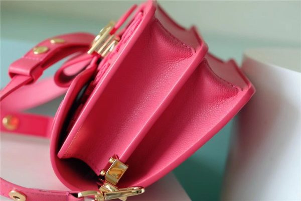 LV Mini Dauphine Monogram Fluo Pink For Women, Shoulder And Crossbody Bags 7.9in/20cm LV M20747