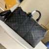 LV Keepall Bandouliere 45 Monogram Eclipse Canvas For Men, Bags, Travel Bags 17.7in/45cm LV M40569