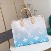 LV Onthego GM Tote Bag Blue For Women 41cm LV M57639