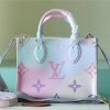 LV Onthego PM Tote Bag In Monogram Canvas Sunrise Pastel For Women 25cm LV M59856