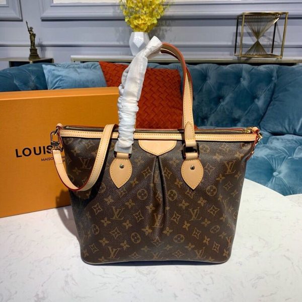 LV Palermo PM Monogram Canvas For Women, WoHandbag, Shoulder And Crossbody Bags 11.6in/29.5cm LV M40145