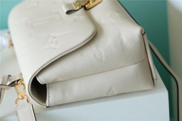 LV Madeleine MM Monogram Empreinte Creme Beige For Women, Shoulder and Crossbody Bags 11.8in/30cm LV