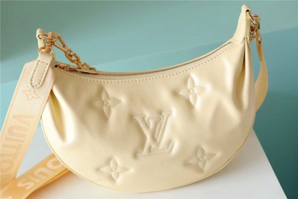 LV Over The Moon Bag Handbags For Women In Banana Yellow 10.8in/28cm LV M59823