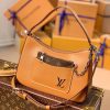 LV Marelle Tote MM Gold Miel Brown For Women, Shoulder And Crossbody Bags 11.8in/30cm LV M59953