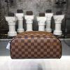 LV King Size Toiletry Damier Ebene Canvas For Women, WoBags, Travel Bags 11in/28cm LV N47527