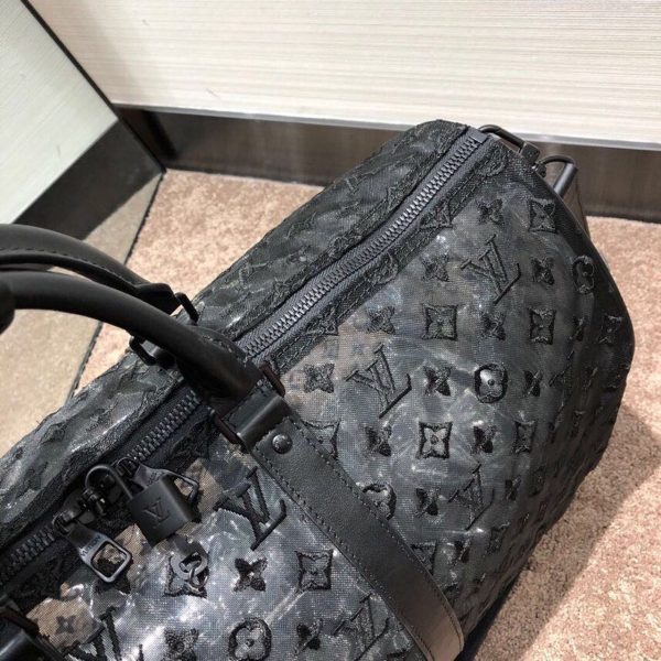 LV Keepall Bandouliere 50 Monogram Black By Virgil Abloh For Women, WoBags, Shoulder And Crossbody Bags 19.7in/50cm LV M53971