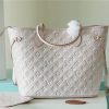 LV Neverfull MM Monogram Empreinte Pale Beige For Women, Shoulder and Crossbody Bags 12.2in/31cm LV M46231