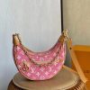 LV Loop Denim Pink For Women, Shoulder Bags 9.1in/23cm LV