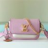 LV Lockme Tender Pink For Women, Women’s Handbags, Shoulder And Crossbody Bags 7.5in/19cm LV