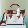 LV On My Side PM Bag Monogram Flower For Women 25cm/9.8 Inches Caramel Brown LV M59905