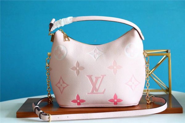 LV Neverfull MM Monogram Canvas Rose Pink For Women, Shoulder and Crossbody Bags 9.4in/24cm LV