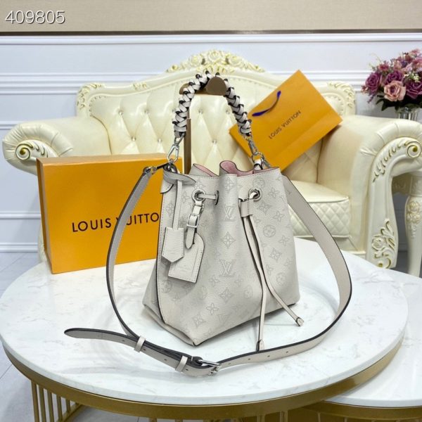 LV Muria Bucket Bag Snow White For Women, Shoulder And Crossbody Bags 9.8in/25cm LV M58483