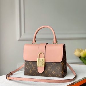 LV Locky BB Monogram Canvas Rose Poudre Pink For Women, Women’s Handbags, Shoulder And Crossbody Bags 7.9in/20cm LV M44080