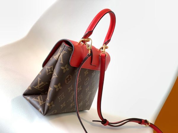 LV Locky BB Monogram Canvas Red For Women, Shoulder And Crossbody Bags 7.9in/20cm LV M44322