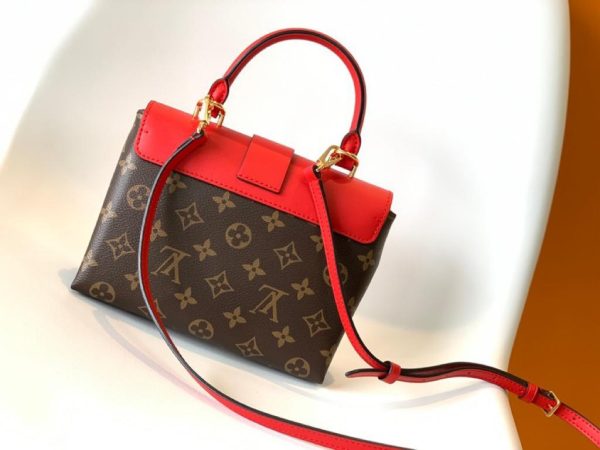 LV Locky BB Monogram Canvas Red For Women, Shoulder And Crossbody Bags 7.9in/20cm LV M44322