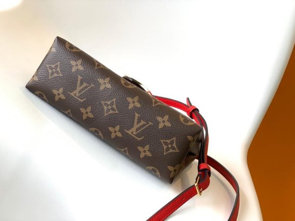 LV Locky BB Monogram Canvas Red For Women, Shoulder And Crossbody Bags 7.9in/20cm LV M44322