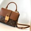 LV Locky BB Monogram Canvas Caramel Brown For Women, Women’s Handbags, Shoulder And Crossbody Bags 7.9in/20cm LV M44654