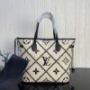 LV Neverfull MM Monogram Empreinte Beige For Women, Tote Bags 12.2in/31cm LV M46039