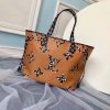 LV Neverfull MM Tote Bag Ivoire Monogram Jungle Canvas For Women, Shoulder Bags 12.2in/31cm LV M44716