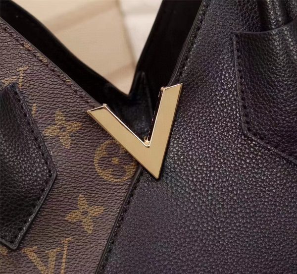 LV Kimono MM Tote Bag Monogram Canvas Black For Women, WoHandbag Shoulder Bags 15.4in/39cm LV M41855