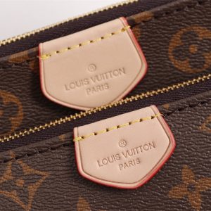 LV Multi Pochette Accessoires Monogram Canvas Pink For Women, Shoulder And Crossbody Bags 9.4in/24cm LV M44840