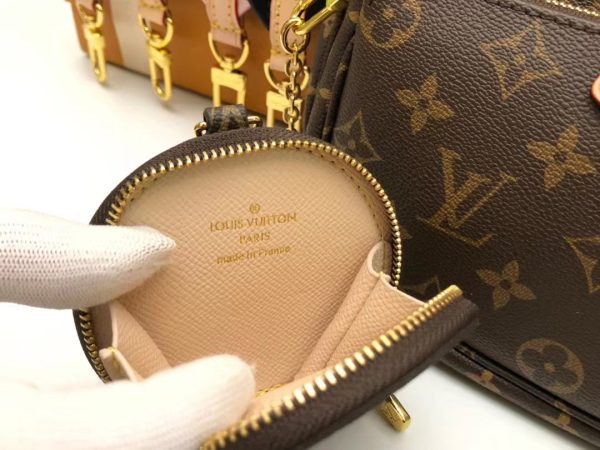 LV Multi Pochette Accessoires Monogram Canvas Khaki For Women, Shoulder And Crossbody Bags 9.4in/24cm LV M44813