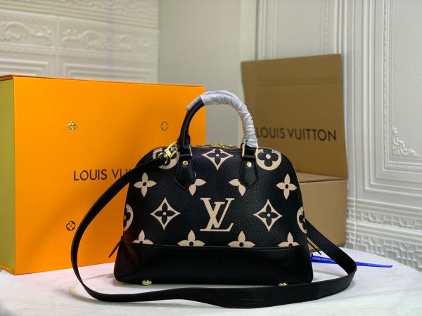 LV Neo Alma PM Monogram Empreinte Black/Beige For Women, Shoulder And Crossbody Bags 13.8in/35cm LV