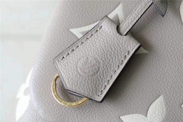 LV Madeleine MM Monogram Empreinte Dove Gray/ Creme Beige For Women, Shoulder and Crossbody Bags 11.8in/30cm LV M46041