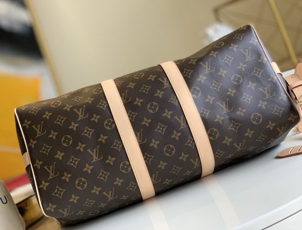 LV Keepall Bandouliere 45 Monogram Canvas For Women, Travel Bags 17.7in/45cm LV M41418